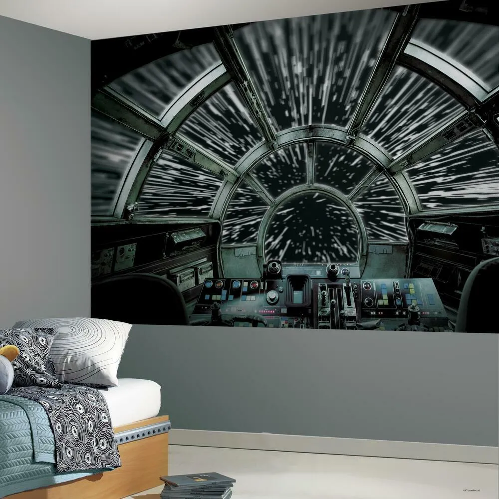 Star Wars Millennium Falcon Peel and Stick Mural