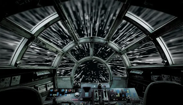 Star Wars Millennium Falcon Peel and Stick Mural