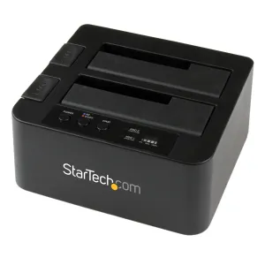 Startech.Com Dual Bay Hard Drive Duplicator, Standalone Usb 3.0 (5 Gbps) Esata To 2.53.5 Sata Iii Hddssd Clonercopier, H
