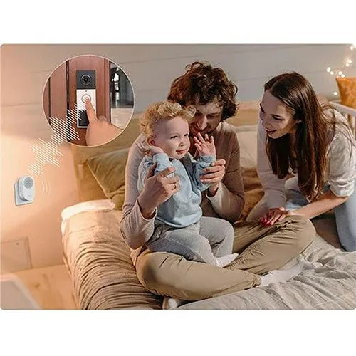 Tapo 2K Wireless Video Doorbell Camera with Chime - White | Tapo D210