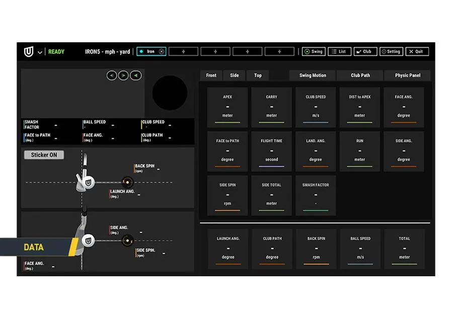 Uneekor QED Launch Monitor & Golf Simulator