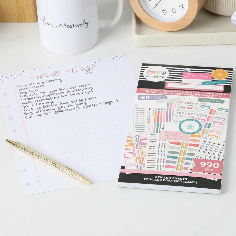 Value Pack Stickers - Essentials Trackers & Checklists